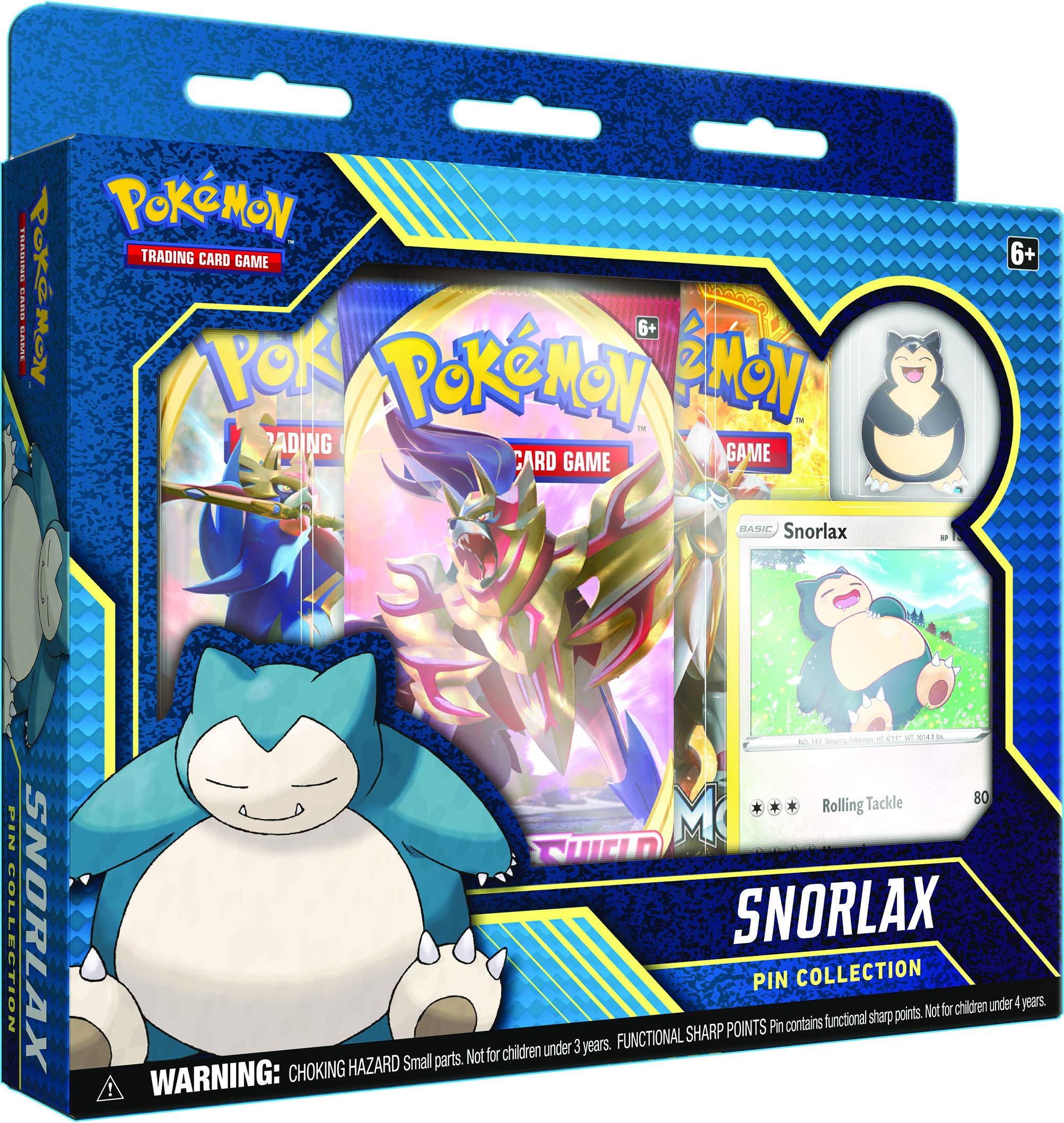 Amazon.com: Pokemon TCG: Snorlax Pin Collection : Toys & Games